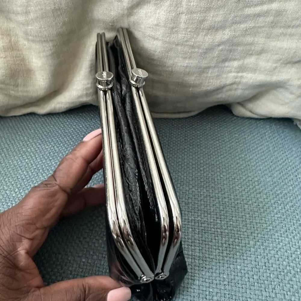 HOBO Black Lauren Clutch-Wallet